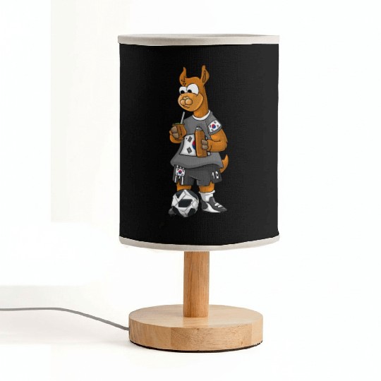 South Korean Fan Llama Fabric Lamps