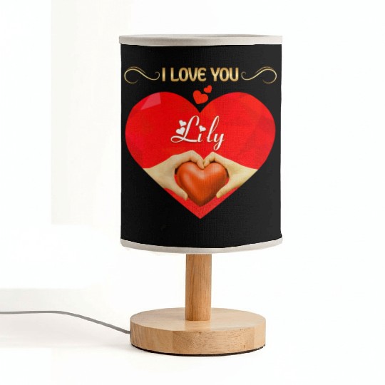 I love you Lily Fabric Lamps
