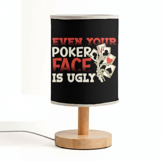 Poker Casino Poker Player Gambling Roulette Gift Fabric Lamps
