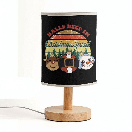 christmas spirit sublimation Fabric Lamps