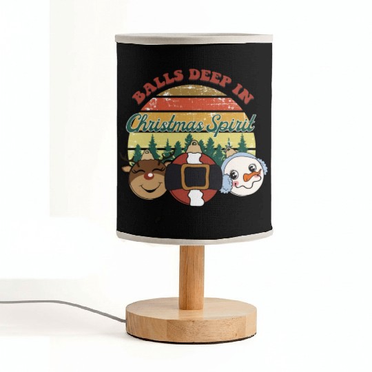 christmas spirit sublimation Fabric Lamps