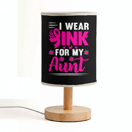 I wear Pink for my Aunt Fabric Lamps
