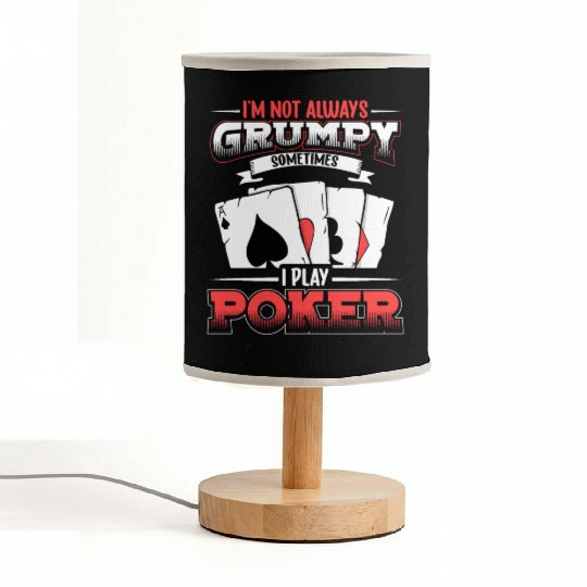 Poker Casino Poker Player Gambling Roulette Fabric Lamps