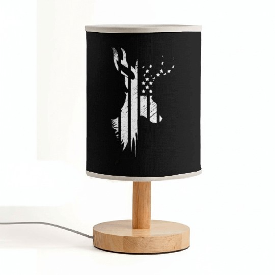 Camouflage Flag Deer Hunting America Flag Fabric Lamps