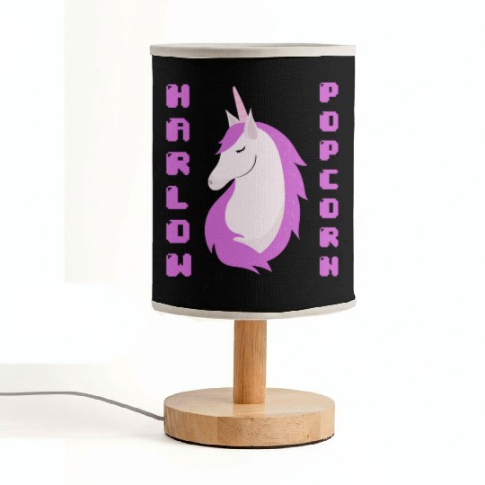 Harlow And Popcorn Merch Popcorn The Pony Fabric Lamps