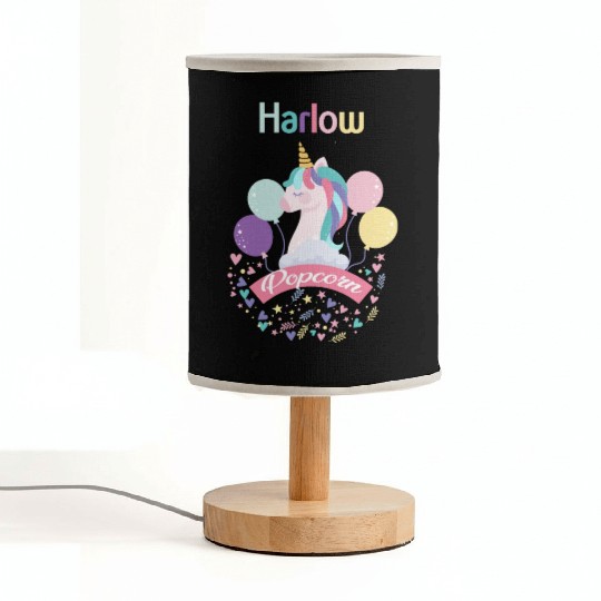 Harlow And Popcorn Merch Popcorn The Pony Fabric Lamps