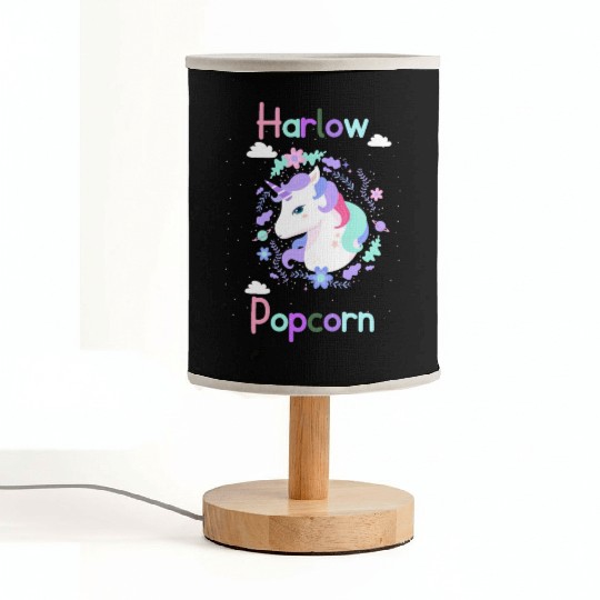 Harlow And Popcorn Merch Popcorn The Pony Fabric Lamps
