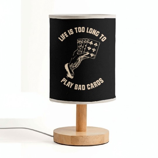 Poker Casino Poker Player Gambling Roulette Fabric Lamps