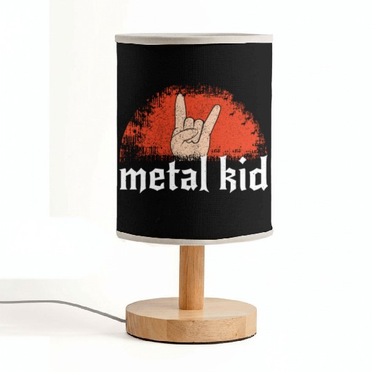 Rocker Sign Rock Hand Music Lover Little Metal Kid Fabric Lamps