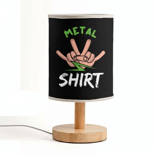 Rocker Sign Rock Hand Metal Lover Fabric Lamps