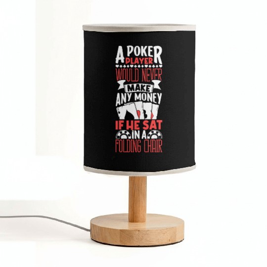 Poker Casino Poker Player Gambling Roulette Gift Fabric Lamps