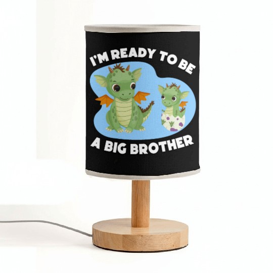 I Am Ready To Be A Big Brother Cute Fabric Lamps