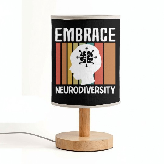Neurodiversity Fabric Lamps Embrace ADHD Autism ASD