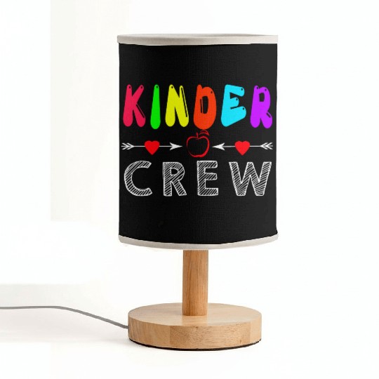 Kinder Crew Kindergarten Teacher Fabric Lamps 1st Day