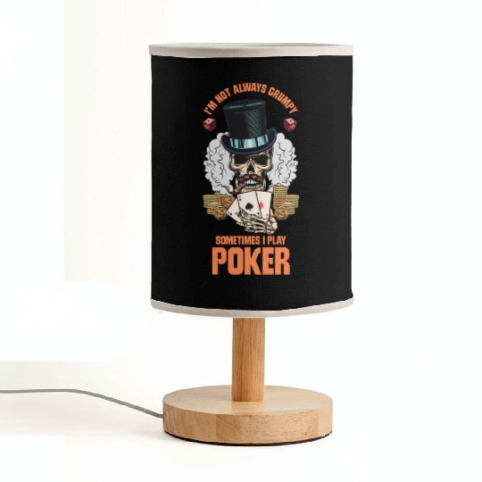 Poker Casino Poker Player Gambling Roulette Fabric Lamps
