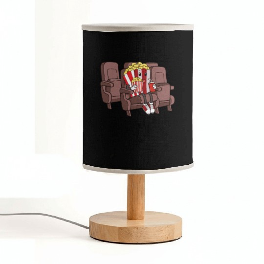 Movie Watching Cinema Popcorn Binge Watching Fabric Lamps