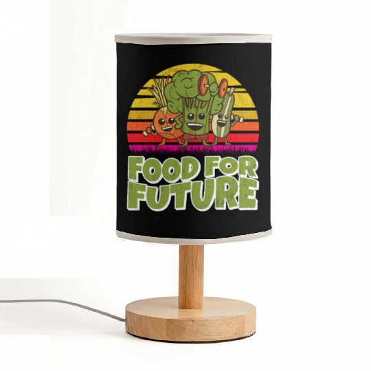 Food for future fruit and vegetable garden Fabric Lamps
