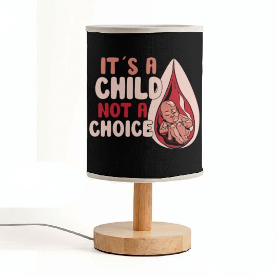 Anti Abortion Conservative Pro Life Sign Gift Fabric Lamps