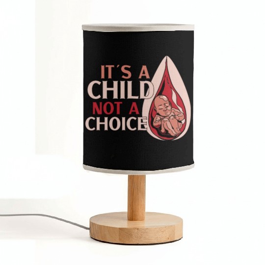 Anti Abortion Conservative Pro Life Sign Gift Fabric Lamps