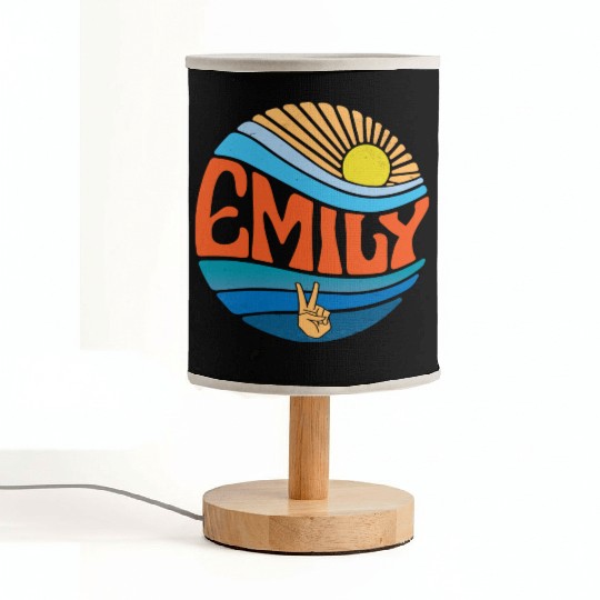 Emily Fabric Lamps Vintage Sunset Emily Groovy Tie Dye