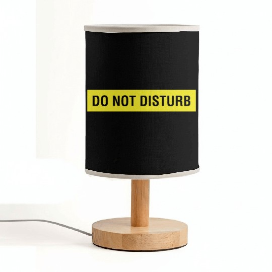 Do Not Disturb Fabric Lamps