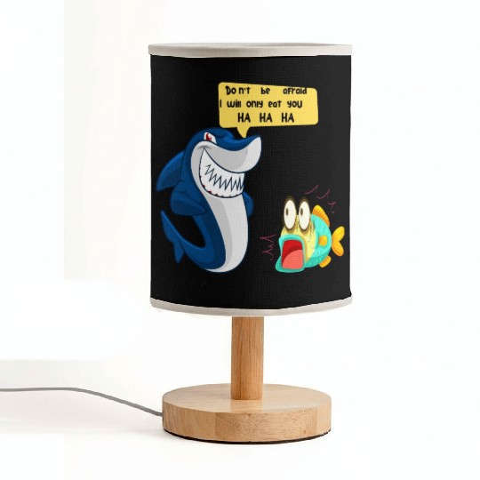 funny shark. Fabric Lamps