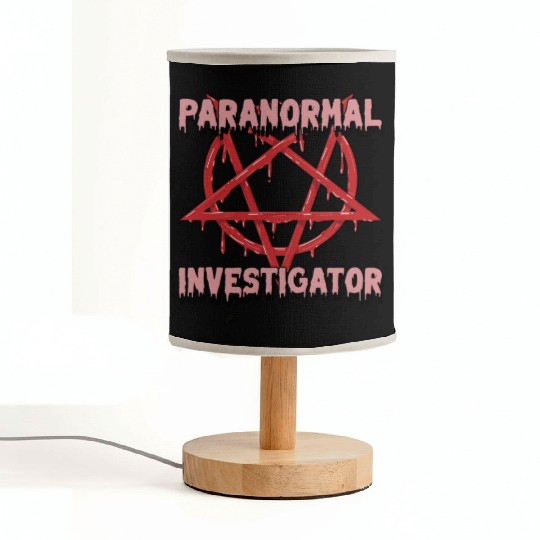 Ghost Hunting Paranormal Investigator Fabric Lamps