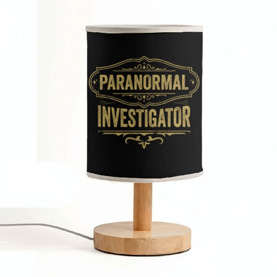 Ghost Hunting Paranormal Investigator Fabric Lamps