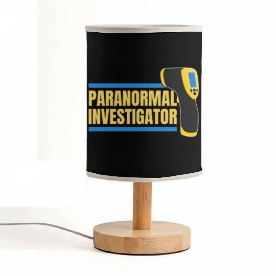 Ghost Hunting Paranormal Investigator Fabric Lamps