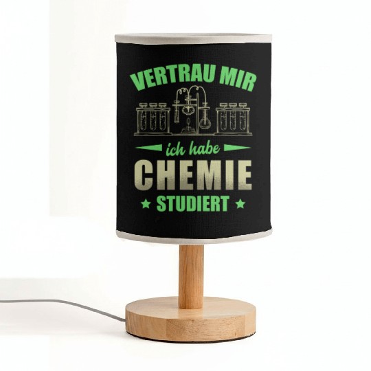 Chemistry Chemikant Chemical Laboratory Assistant Fabric Lamps