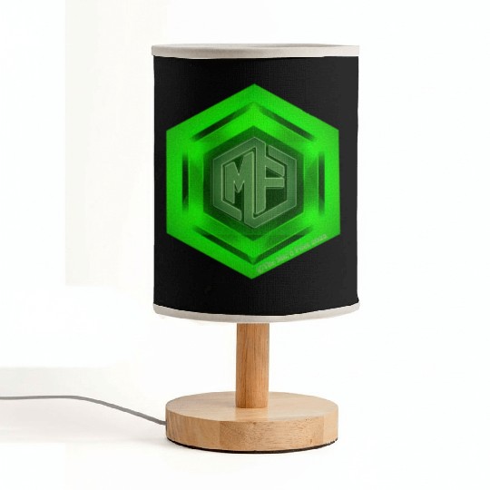Neon Green Hexagon Fabric Lamps
