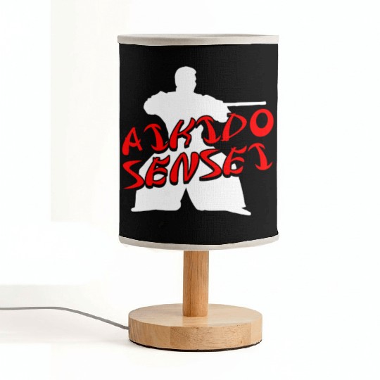 Aikido Sensei Japan Taekwondo Karate Martial Arts Fabric Lamps