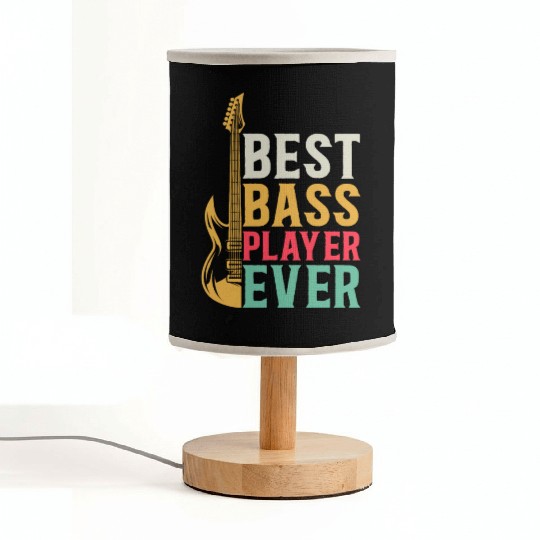 Bass Guitarist Bass Guitar Player - Best Bass Play Fabric Lamps