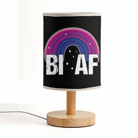 Bi AF Bisexual Pride Flag Rainbow Fabric Lamps