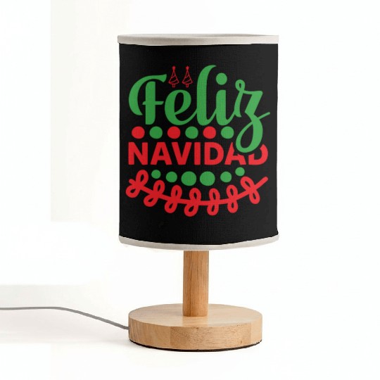 Feliz Navidad Fabric Lamps
