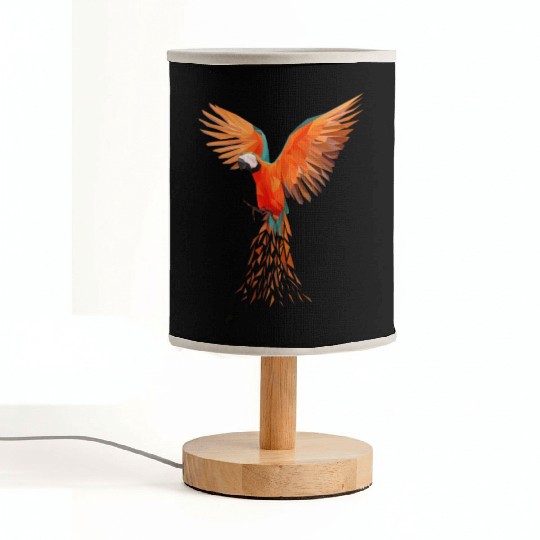 Colourful Macaw Parrots - Modern Bird Design Fabric Lamps
