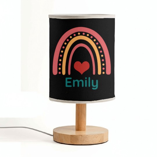 Emily Vintage Boho Rainbow Fabric Lamps