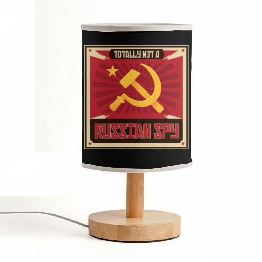 Funny Russian Spy USSR Soviet Union Russia Hammer Fabric Lamps
