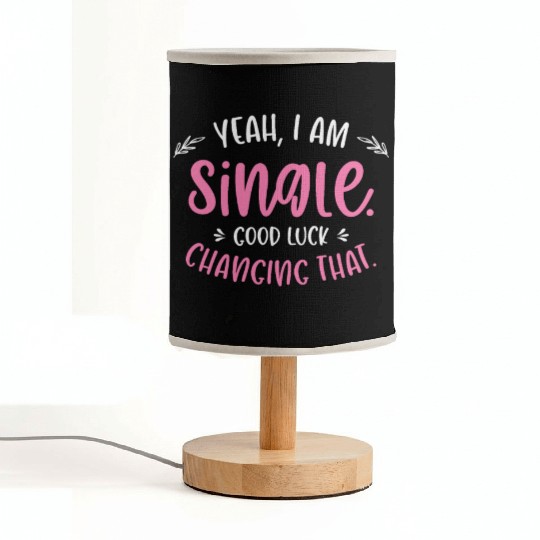 Single Relationship Independent Typography Single Fabric Lamps