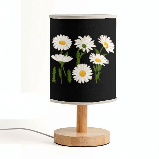 Marguerites Daisy Summer Daisies Flower Garden Fabric Lamps