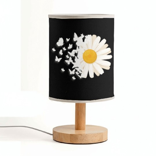 Marguerites Daisy Summer Daisies Flower Garden Fabric Lamps