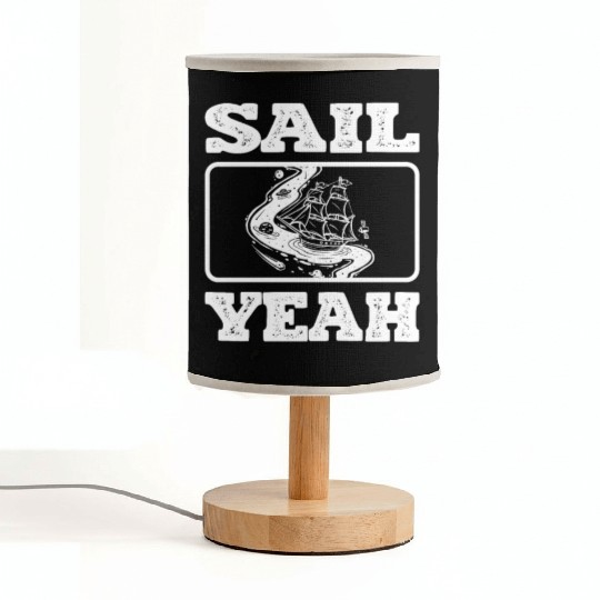 Sail Yeah Ocean Boating Nautical Sailing Sailor Fabric Lamps