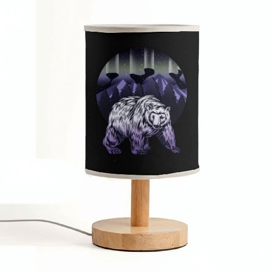 Alaska Gift USA Natur Bär Denali Grizzly Wald Fabric Lamps