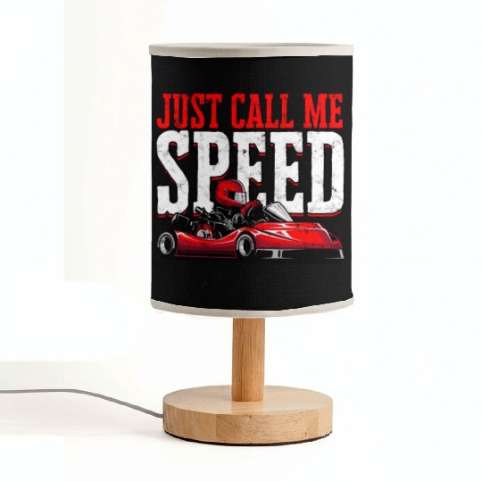 Go Kart Racer Pit Crew Car Racing Karting Fabric Lamps
