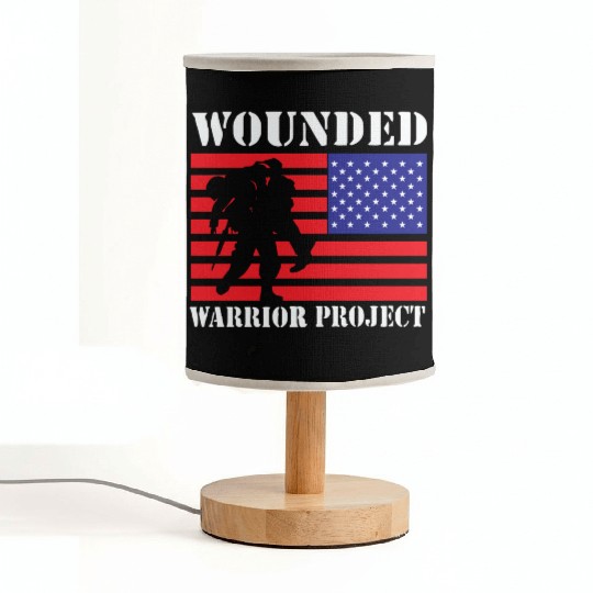 Wounded Warrior Project Us Flag Fabric Lamps