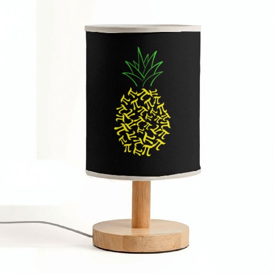 Pi Day Pineapple Math Lover Teacher 3.14 Symbol Fabric Lamps