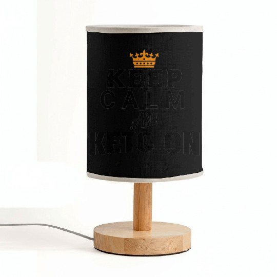 KEEP CALM AND KETO ON Fabric Lamps
