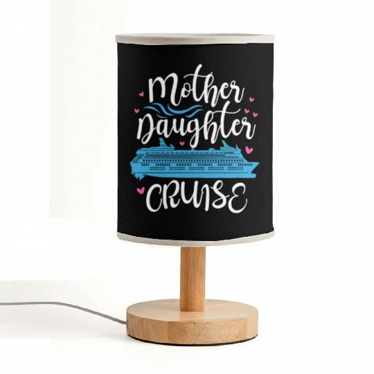 Mother Daughter Cruise Fabric Lamps