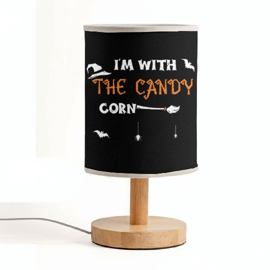 I'm With The Candy Corn Fabric Lamps