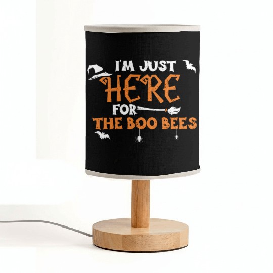 I'm Just Here For The Boo Bees Fabric Lamps